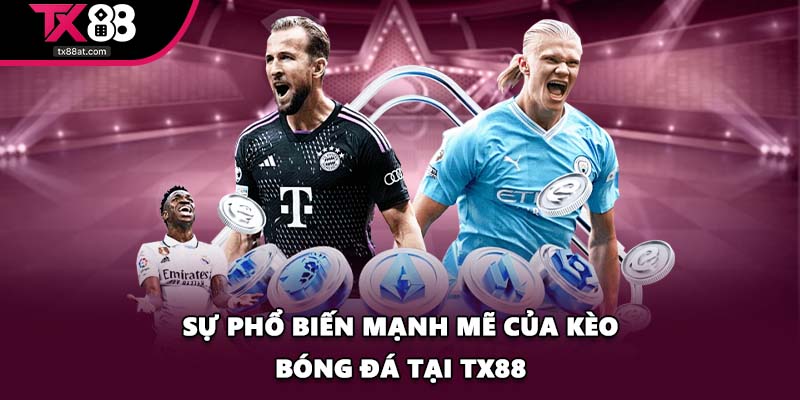 Sự phổ biến mạnh mẽ của kèo bóng đá tại TX88